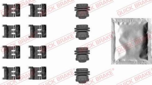 OJD Quick Brake 109-0083 - Σετ βοηθ. εξαρτημάτων, τακάκια φρένων parts5.com