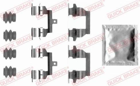 OJD Quick Brake 109-0026 - Komplet pribora, obloga disk kočnica parts5.com