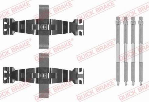 OJD Quick Brake 109-0022 - Aksesuar seti, diskli fren balatası parts5.com