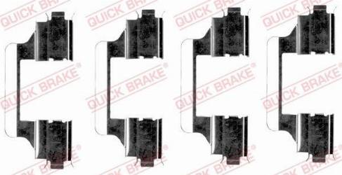 OJD Quick Brake 109-1656 - Set accesorii, placute frana parts5.com