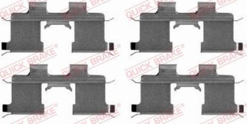 OJD Quick Brake 1091667 - Комплект принадлежности, дискови накладки parts5.com