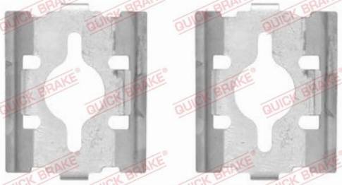 OJD Quick Brake 1091600 - Set accesorii, placute frana parts5.com