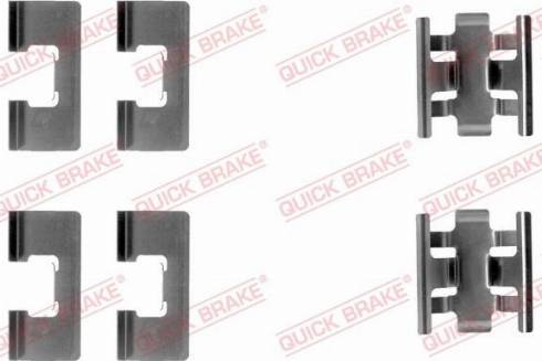 OJD Quick Brake 109-1091 - Zestaw akcesoriów, klocki hamulcowe parts5.com