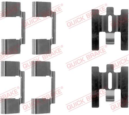 OJD Quick Brake 1091160 - Set accesorii, placute frana parts5.com