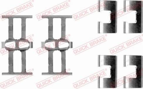 OJD Quick Brake 1091118 - Komplet pribora, pločica disk kočnice parts5.com