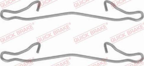 OJD Quick Brake 1091121 - Tartozékkészlet, tárcsafékbetét parts5.com