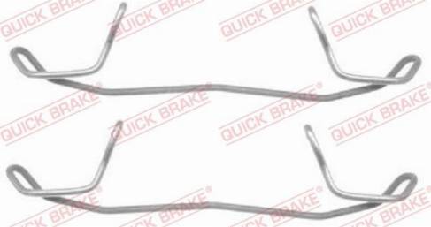 OJD Quick Brake 1091123 - Set accesorii, placute frana parts5.com