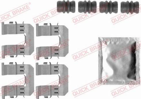 OJD Quick Brake 109-1847 - Aksesuar seti, diskli fren balatası parts5.com