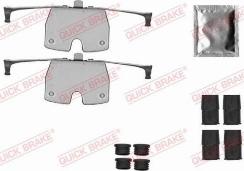 OJD Quick Brake 1091851 - Tarvikesarja, jarrupala parts5.com