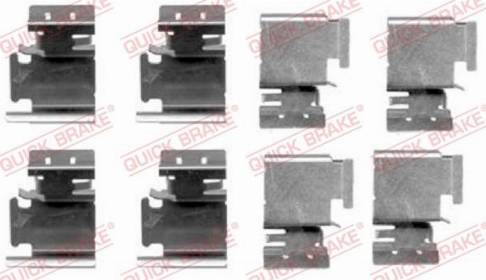 OJD Quick Brake 1091298 - Komplet pribora, obloga disk kočnica parts5.com