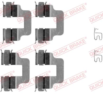 OJD Quick Brake 109-1245 - Set accesorii, placute frana parts5.com