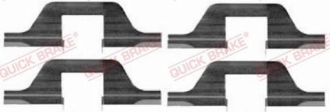 OJD Quick Brake 1091263 - Aksesuar seti, diskli fren balatası parts5.com