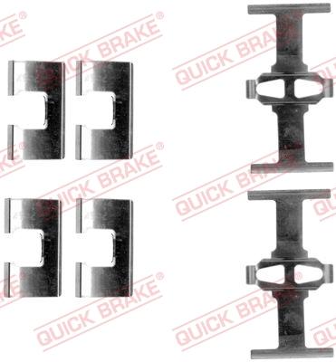 OJD Quick Brake 1091203 - Kit de accesorios, pastillas de frenos parts5.com