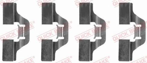 OJD Quick Brake 1091211 - Kit de accesorios, pastillas de frenos parts5.com