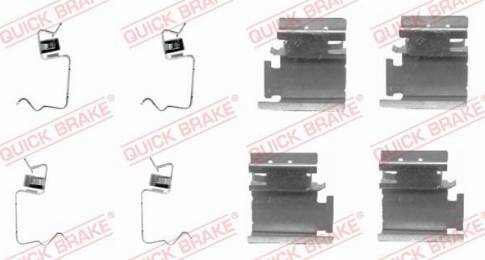 OJD Quick Brake 1091218 - Sada příslušenství, obložení kotoučové brzdy parts5.com