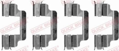 OJD Quick Brake 1091230 - Kit de accesorios, pastillas de frenos parts5.com