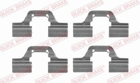 OJD Quick Brake 109-1749 - Sada příslušenství, obložení kotoučové brzdy parts5.com