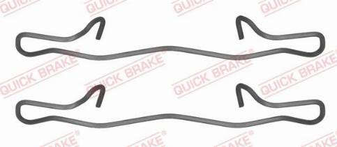 OJD Quick Brake 1091755 - Set accesorii, placute frana parts5.com