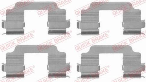 OJD Quick Brake 109-1709 - Accessory Kit for disc brake Pads parts5.com