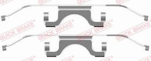 OJD Quick Brake 1091702 - Kit de accesorios, pastillas de frenos parts5.com