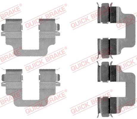 OJD Quick Brake 109-1712 - Комплект принадлежности, дискови накладки parts5.com