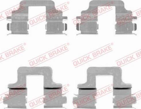 OJD Quick Brake 109-1731 - Kompletni pribor,torna obloga kolutne zavore parts5.com