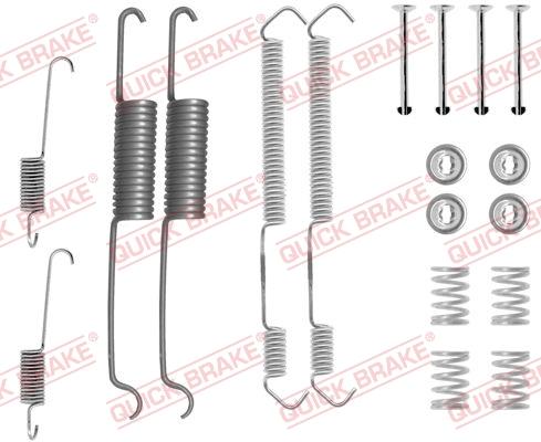 OJD Quick Brake 1050691 - Accessory Kit, brake shoes parts5.com