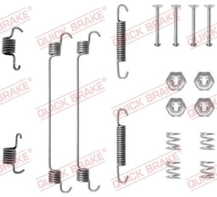 OJD Quick Brake 105-0657 - Zestaw dodatków, szczęki hamulcowe parts5.com