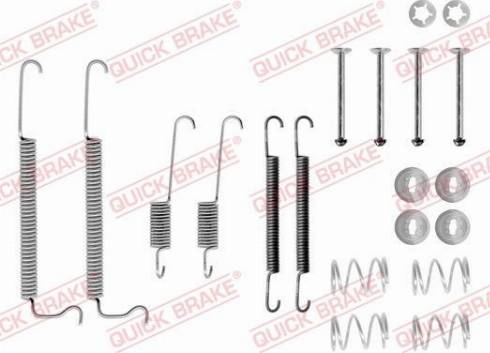 OJD Quick Brake 1050629 - Kit d'accessoires, mâchoire de frein parts5.com