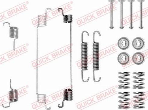 OJD Quick Brake 105-0672 - Set accesorii, sabot de frana parts5.com