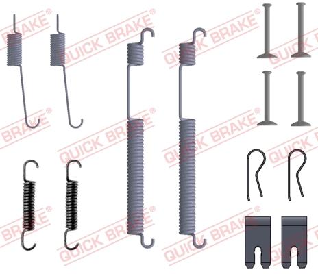 OJD Quick Brake 105-0053 - Kompletni pribor, zavorna celjust parts5.com