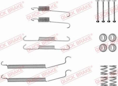 OJD Quick Brake 105-0039 - Set accesorii, sabot de frana parts5.com