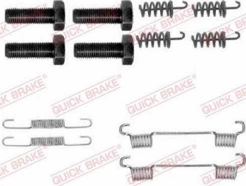 OJD Quick Brake 1050865 - Комплект принадлежности, челюсти за ръчна спирачка parts5.com