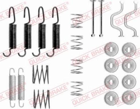 OJD Quick Brake 1050816 - Zestaw akcesoriów, szczęki hamulcowe hamulca postojowego parts5.com