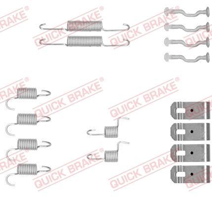 OJD Quick Brake 1050876 - Accessory Kit, parking brake shoes parts5.com