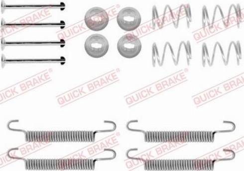 OJD Quick Brake 1050791 - Kit d'accessoires, mâchoires de frein de stationnement parts5.com