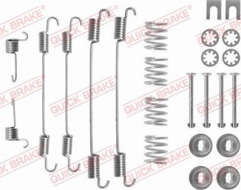 OJD Quick Brake 105-0747 - Juego de accesorios, zapatas de freno parts5.com