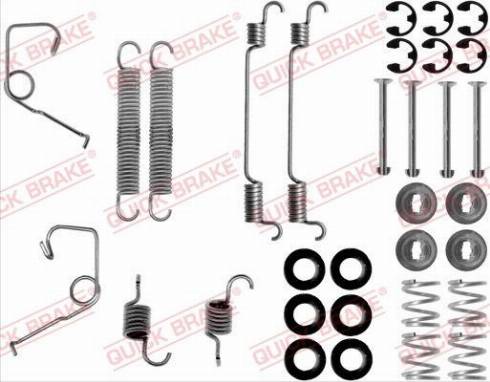 OJD Quick Brake 1050706 - Set accesorii, sabot de frana parts5.com