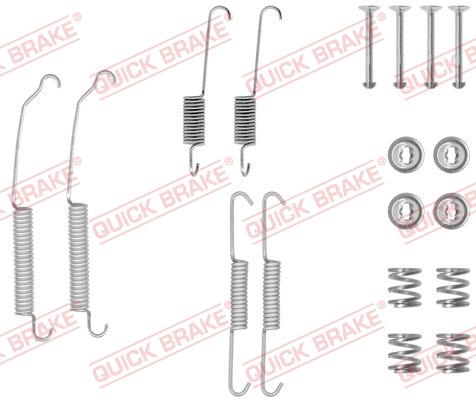 OJD Quick Brake 105-0701 - Accessory Kit, brake shoes parts5.com