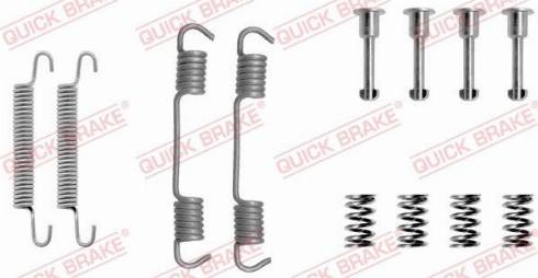 OJD Quick Brake 1050708 - Set accesorii, saboti frana parcare parts5.com