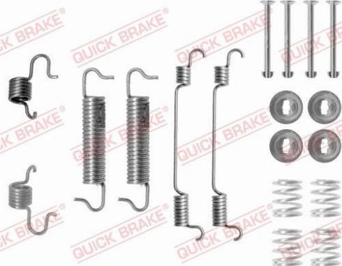 OJD Quick Brake 1050780 - Accessory Kit, brake shoes parts5.com