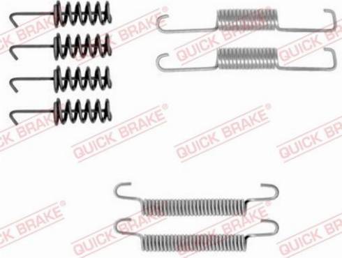 OJD Quick Brake 1050774 - Σετ βοηθ. εξαρτημάτων, σιαγόνες χειρόφρενου parts5.com