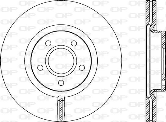 Kamoka 1-031016 - Disco de freno parts5.com