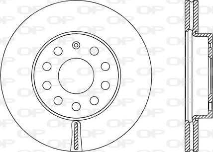 TRW DF6903S - Disc frana parts5.com