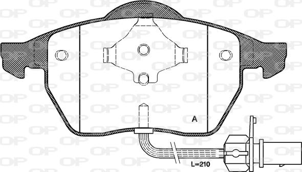 AISIN BPFO-1027 - Σετ τακάκια, δισκόφρενα parts5.com