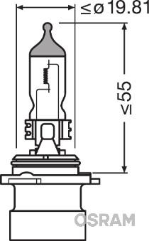 Osram 9006XS - Żarówka, reflektor dalekosiężny parts5.com