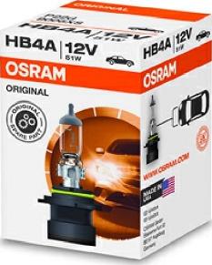 Osram 9006XS - Żiarovka pre diaľkový svetlomet parts5.com