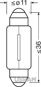 Osram 6418-02B - Glühlampe, Kennzeichenleuchte parts5.com