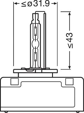 Osram 66540 - Ampul, uzun huzme far parts5.com