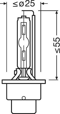 Osram 66240-1SCB - Bec, far faza lunga parts5.com